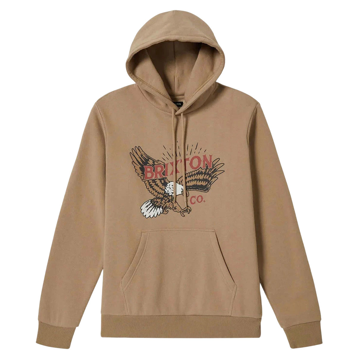 BRIXTON MENS KEELER HOODY SP25 SAND