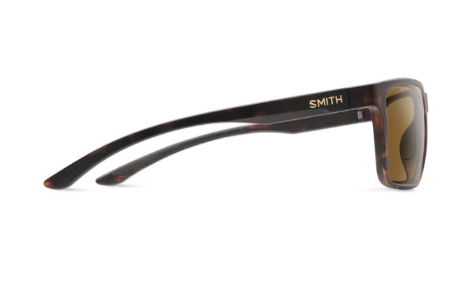 SMITH RIPTIDE SUNGLASSES MATTE TORT W/ CP PLR BRWN