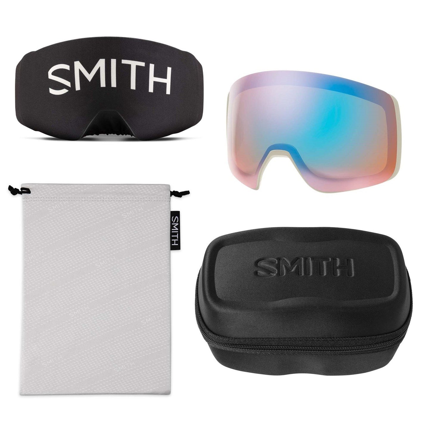 2026 SMITH 4D MAG XL GGL CHALK w/ CP SUN BLK GLD MRR + CP STRM BLU SNSR MRR
