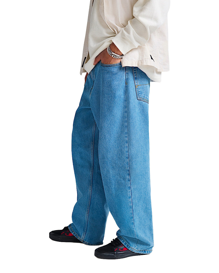 VANS MENS CHECK 5 BAGGY DENIM PANTS FA25 (CDX) STONEWASH/BLUE