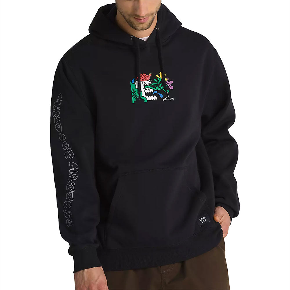 VANS MENS HANNAH EDDY PO HOODY FA23 BLACK
