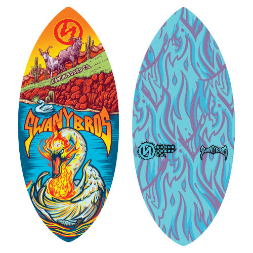 2026 KANUK VEDDER CARBON PRO WAKE SURF BOARD - SWANY ICE
