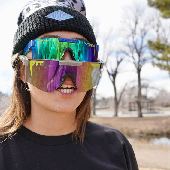 PIT VIPER THE LIGHTSPEED DOUBLE WIDE POLARIZED SUNGLASSES