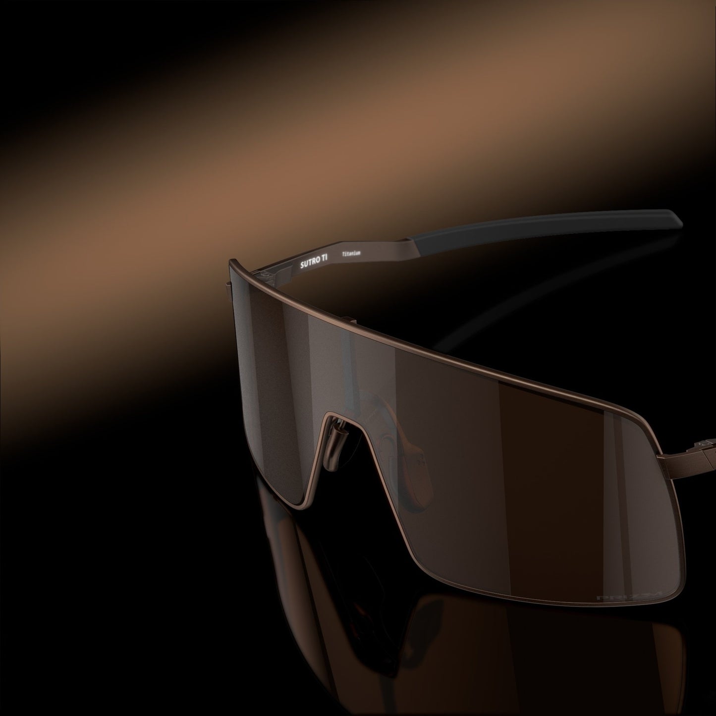 OAKLEY SUTRO TI SATIN TOAST SUNGLASSES W/PRIZM TUNG LENS