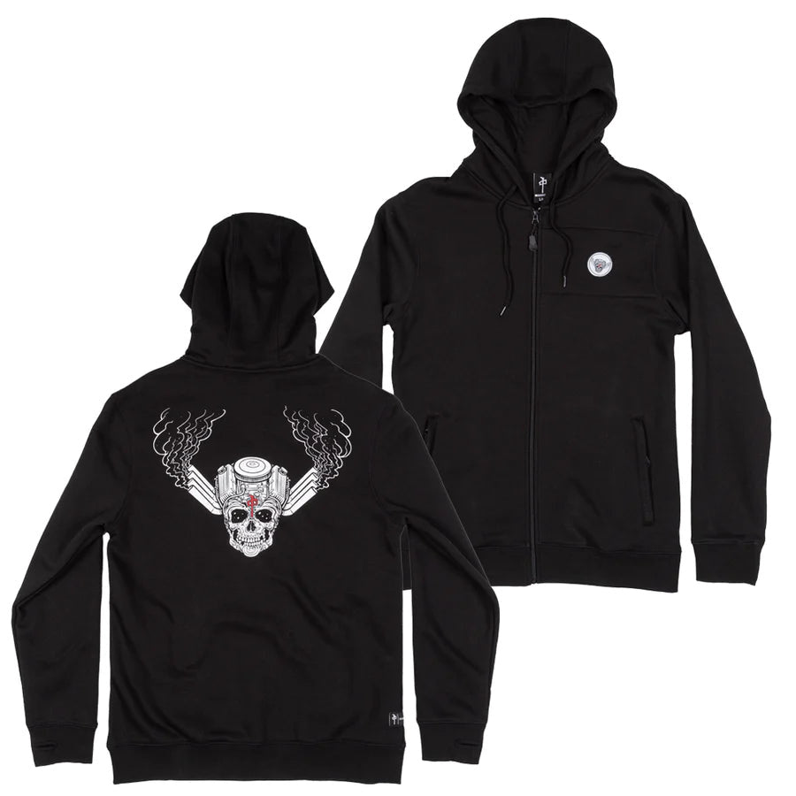 RDS MENS DECENZO ZIP HOODY SP23 BLACK