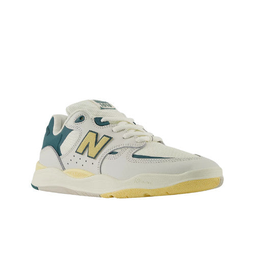 NEW BALANCE MENS NUMERIC 1010 TIAGO SHOE SP24 WHITE/GREEN