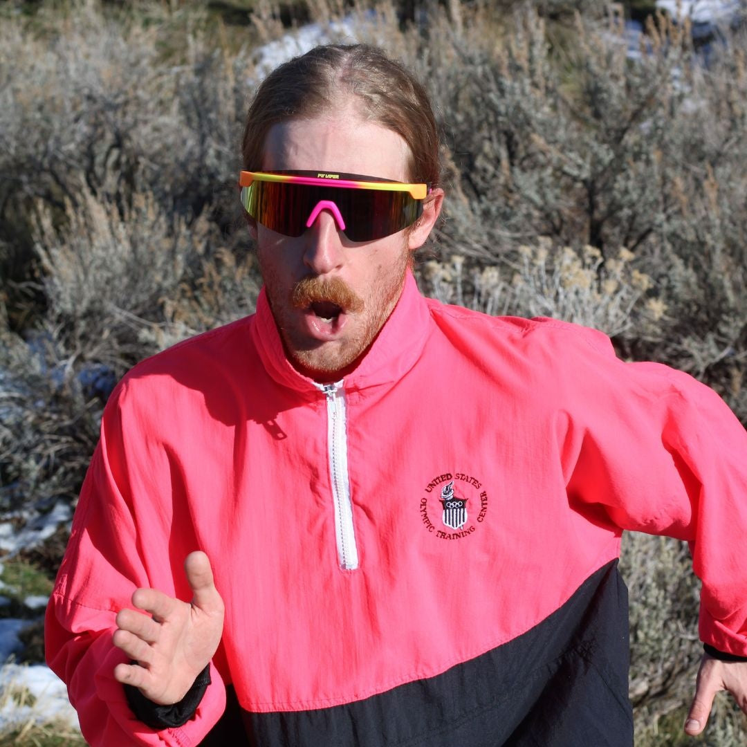 PLX PIT VIPER THE SKYSURFER SUNGLASSES THE ITALO w/POLAR PINK/PURP