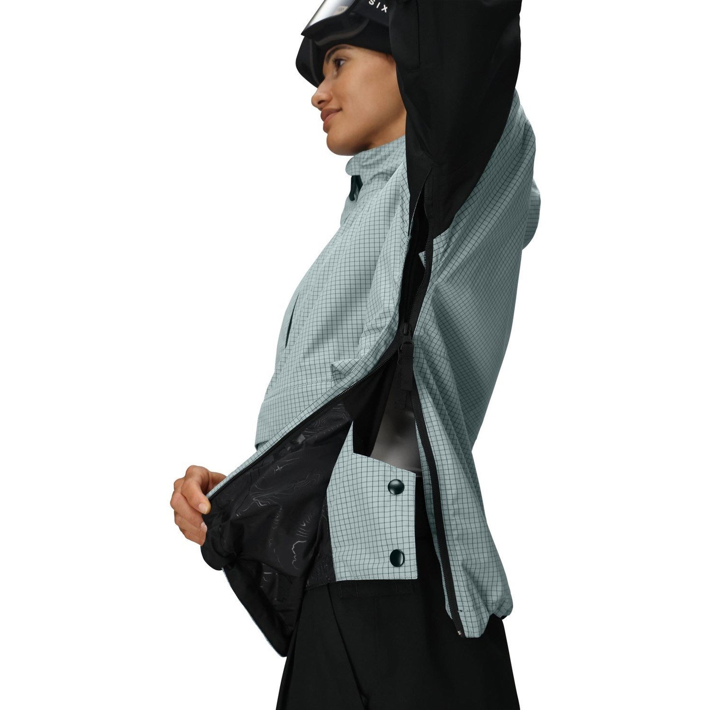 2026 686 WMNS OUTLINE SHELL ANORAK DSTY MRN GRD