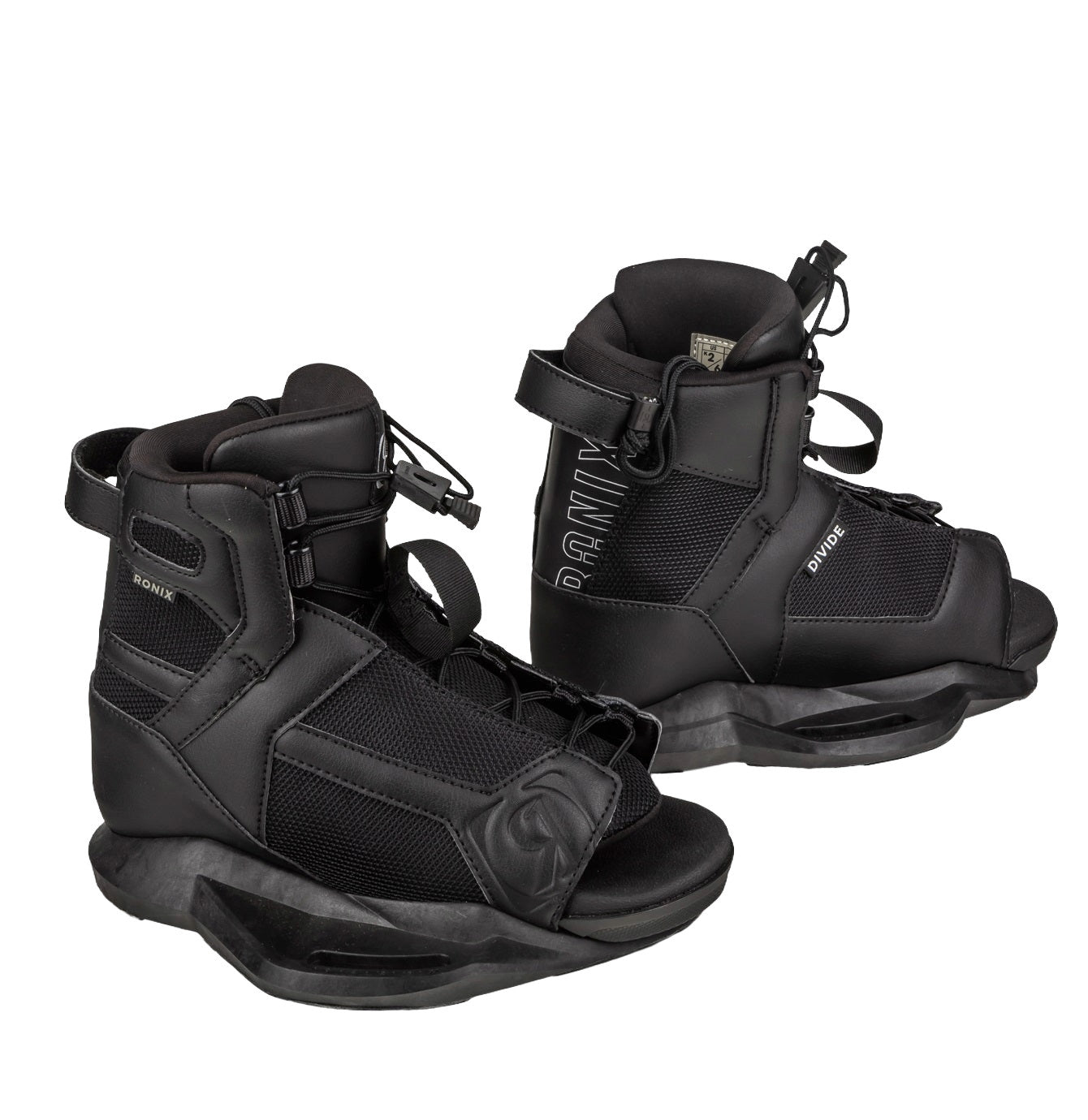 2025 RONIX KIDS DIVIDE WAKEBOARD BOOT BLACK