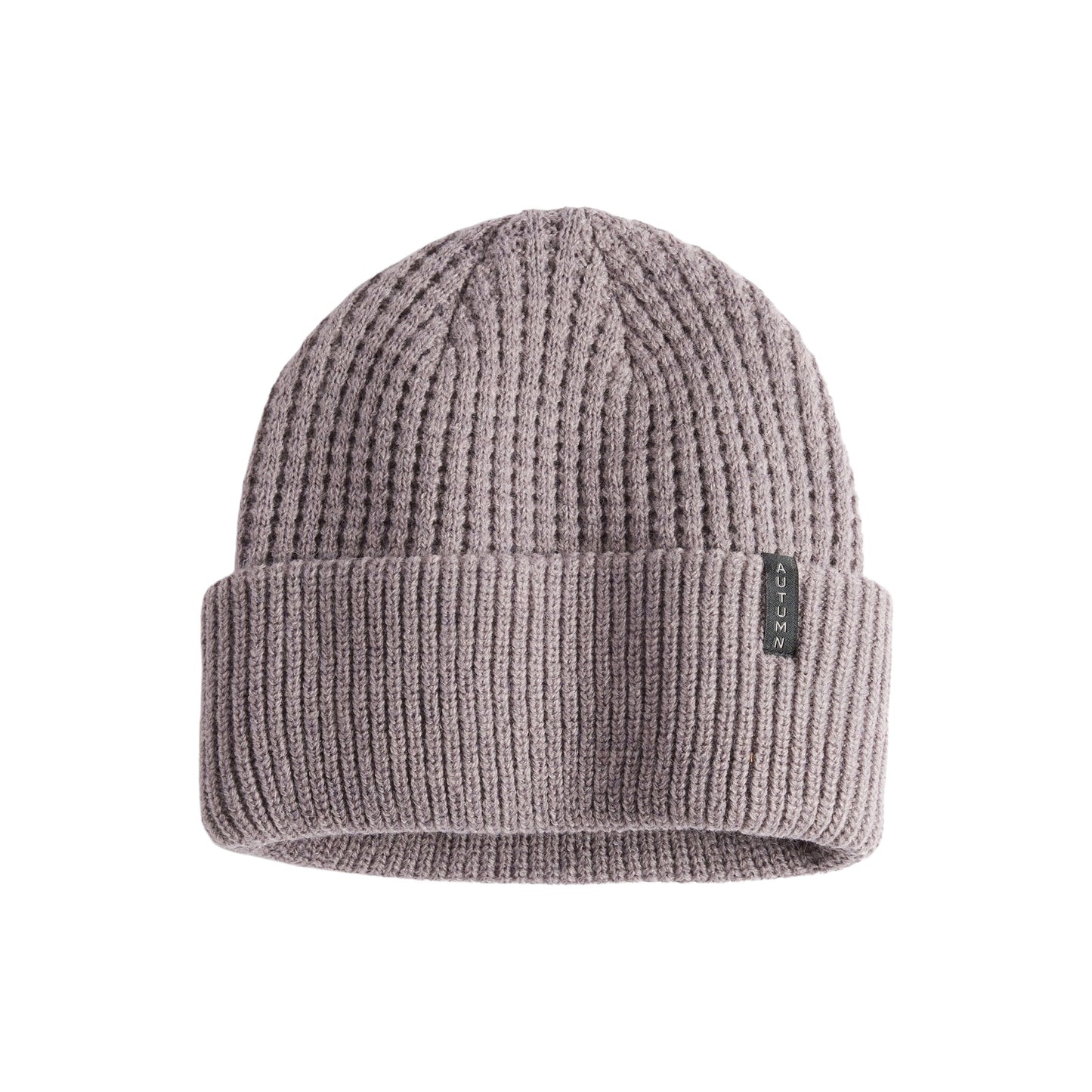 2026 AUTUMN THERMAL KNIT BEANIE MAUVE
