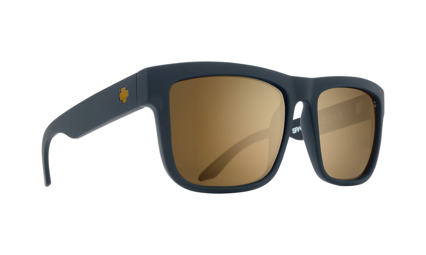 SPY DISCORD DALE JR MATTE BLACK SUNGLASSES w/ HAPPY BRNZ GOLD MRR