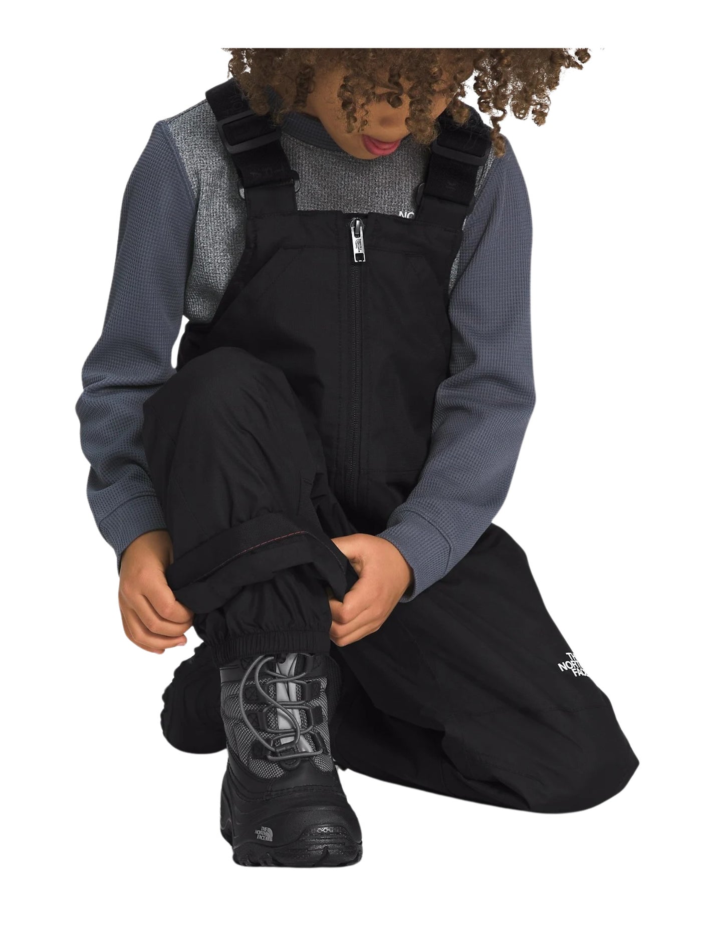 2023 TNF KIDS FREE INS BIB SNOW PANT TNF BLACK