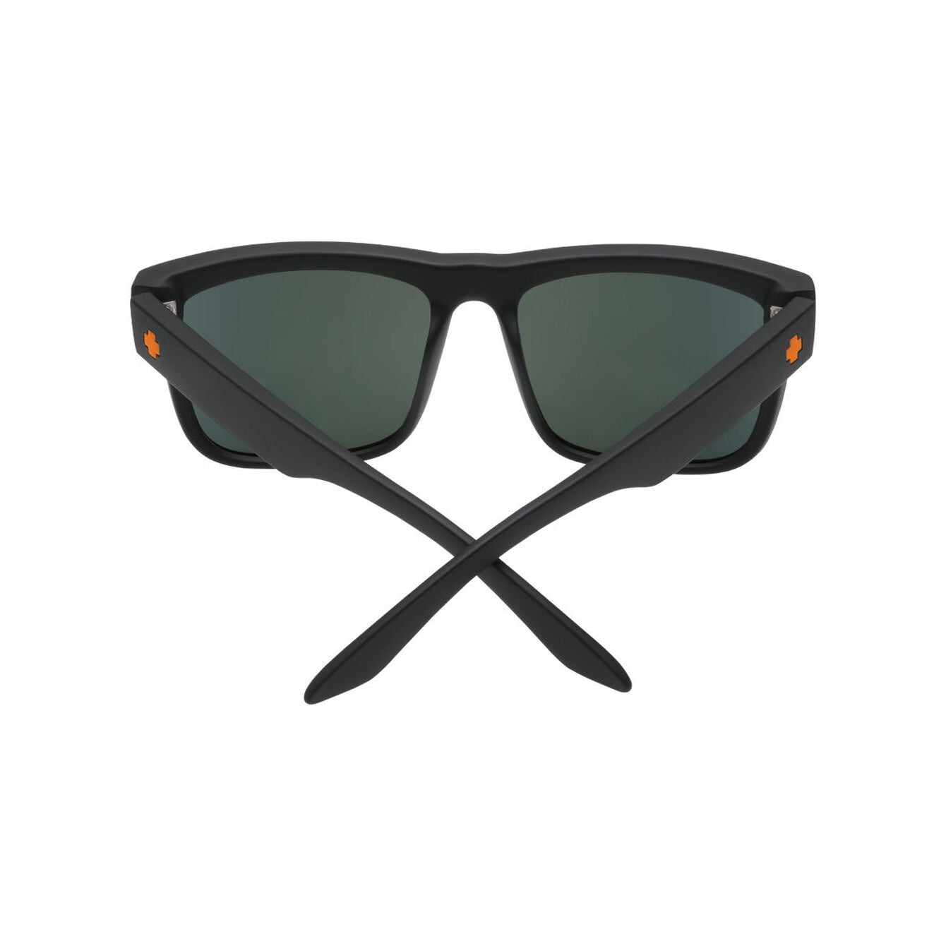 SPY DISCORD MATTE BLACK SUNGLASSES w/ HAPPY GRY GRN ORNG MIR