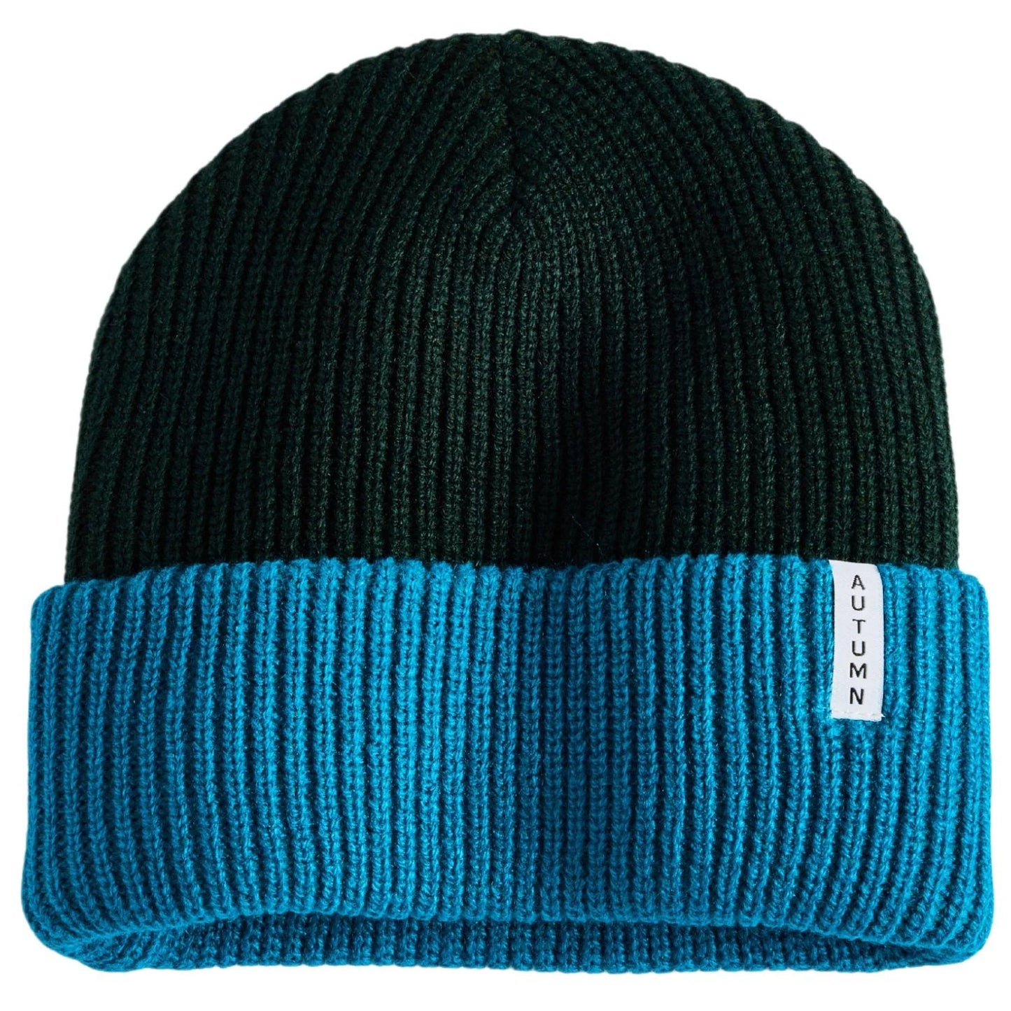 2025 AUTUMN YOUTH BLOCKED Y BEANIE TEAL