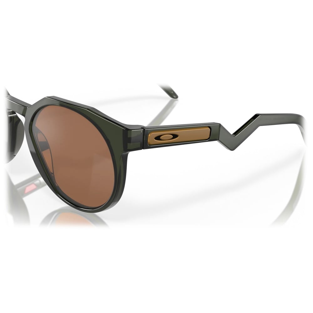 OAKLEY HSTN OLIVE INK SUNGLASSES w/ PRIZM TUNG PLR LENS