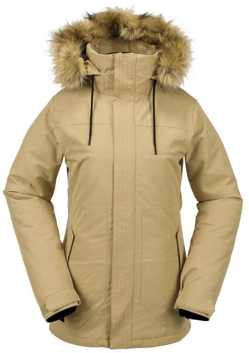 2024 VOLCOM WMNS FAWN INS JACKET DARK KHAKI