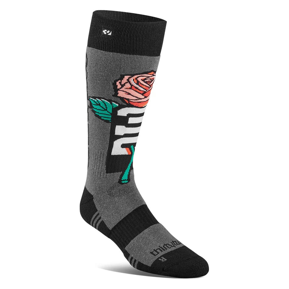 2025 THIRTYTWO TM MERINO SOCK BLACK/CHARCOAL