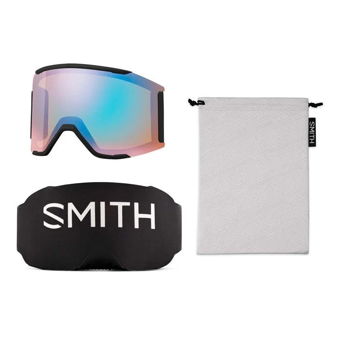 2026 SMITH SQUAD MAG GGL BLK W/ CP SUN BLU MRR + CP STRM BLU SNSR MRR