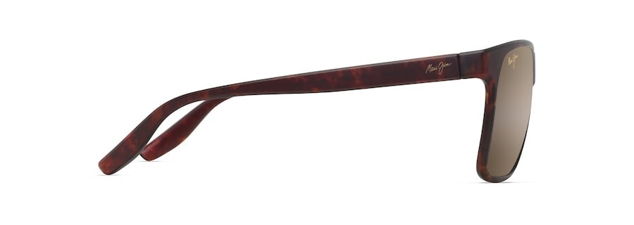 MAUI JIM HCL PAILOLO MATTE TORT SUNGLASSES w/ BRNZ LENS