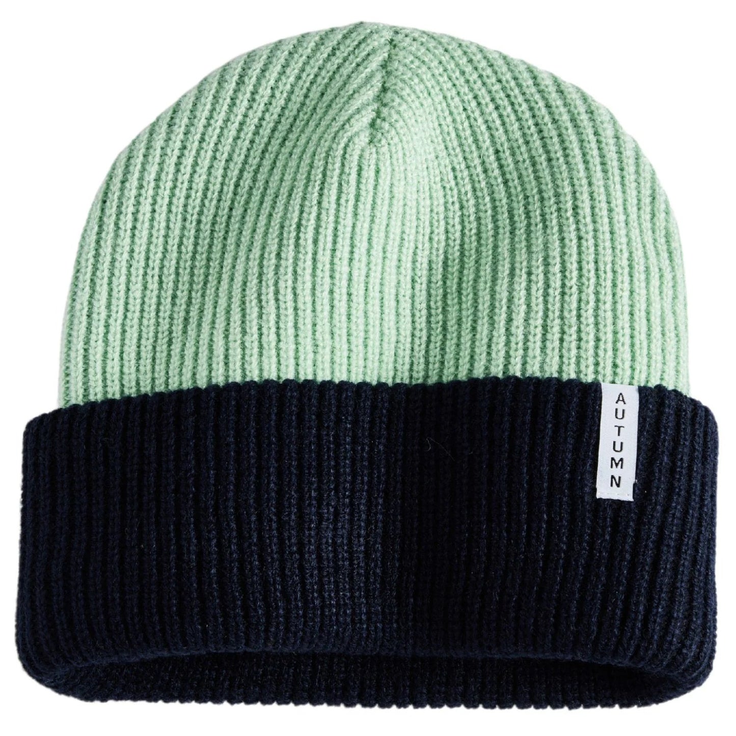 2025 AUTUMN YOUTH BLOCKED Y BEANIE NAVY
