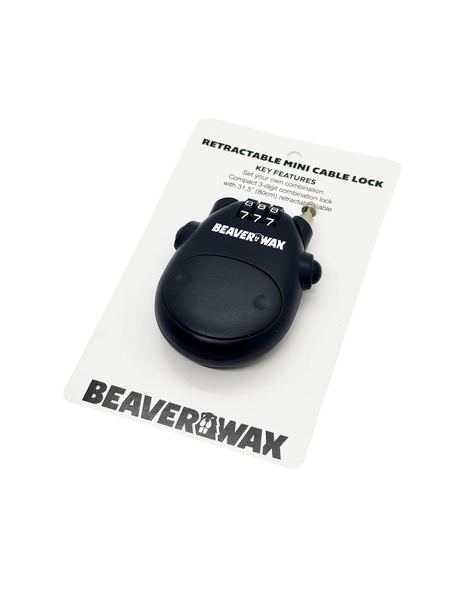 2026 BEAVER WAX MINI CABLE LOCK