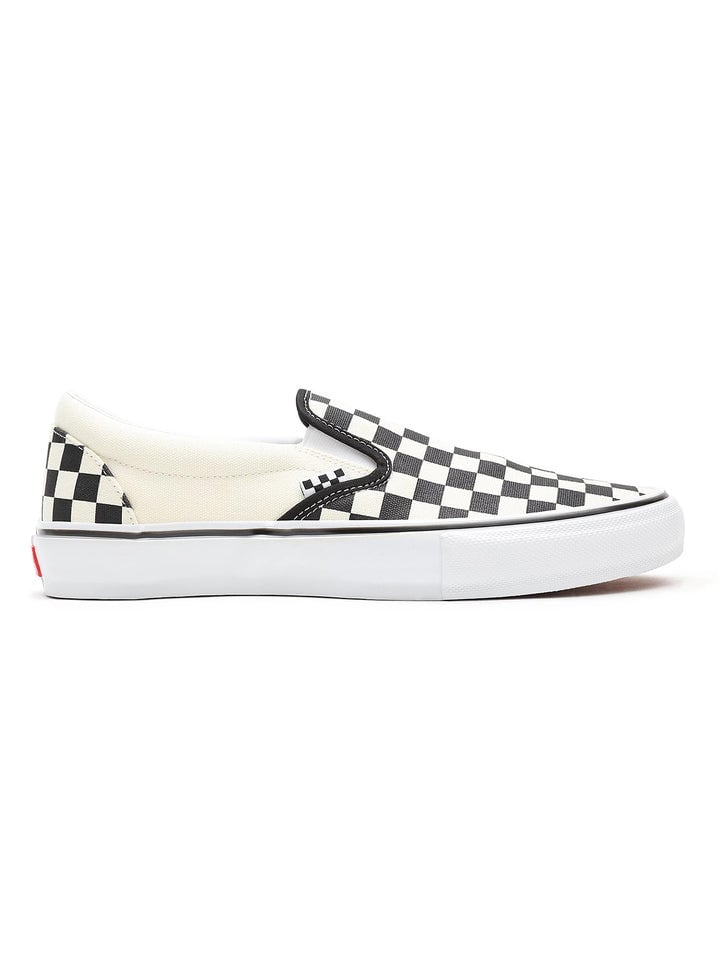 VANS MENS SKATE SLIP-ON SHOE CRYOVR (AUH) (CHECKERBOARD)BLACK/ OFF WHITE