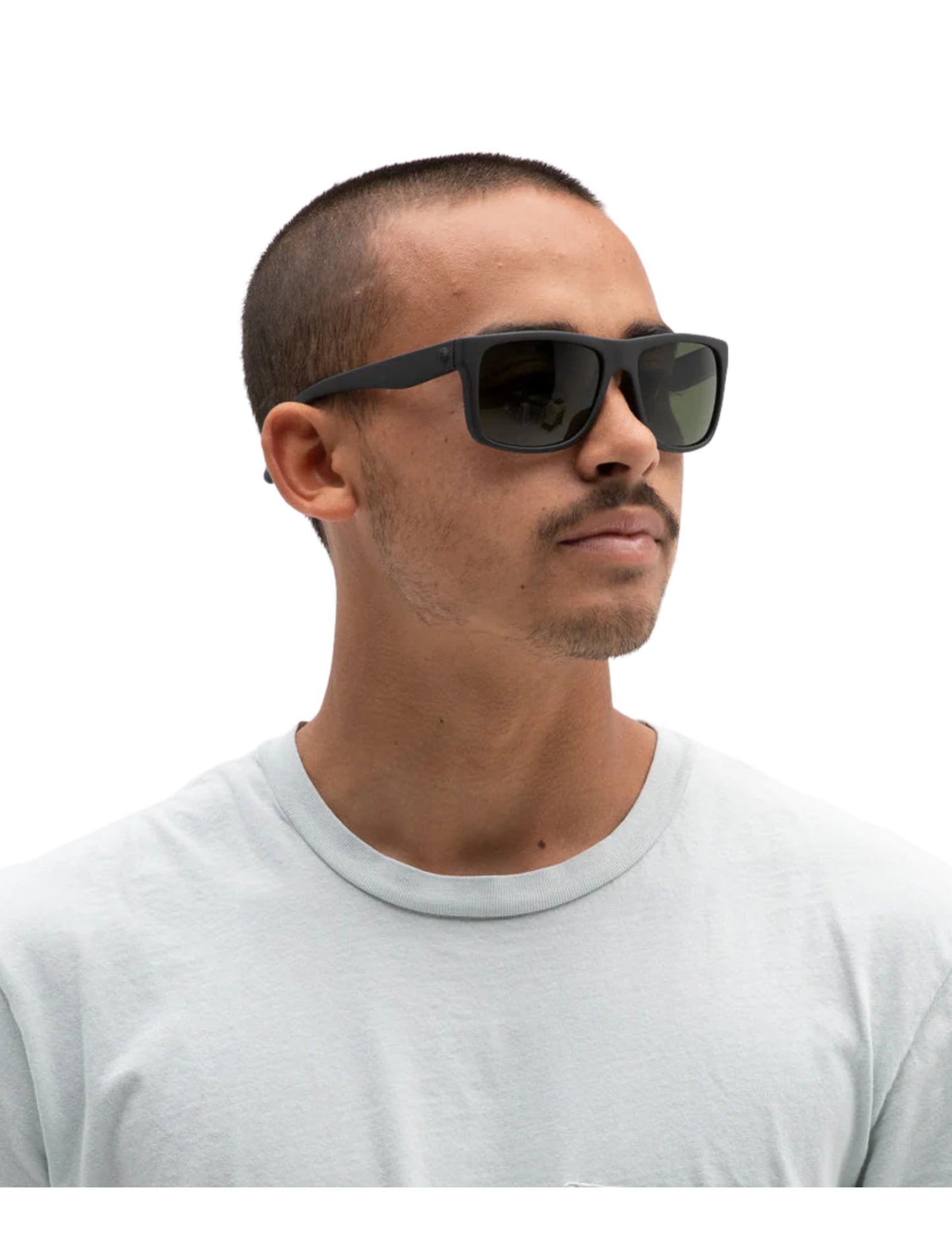 ELECTRIC SWINGARM XL JM MATTE BLACK SUNGLASSES w/ GRY PLR LENS
