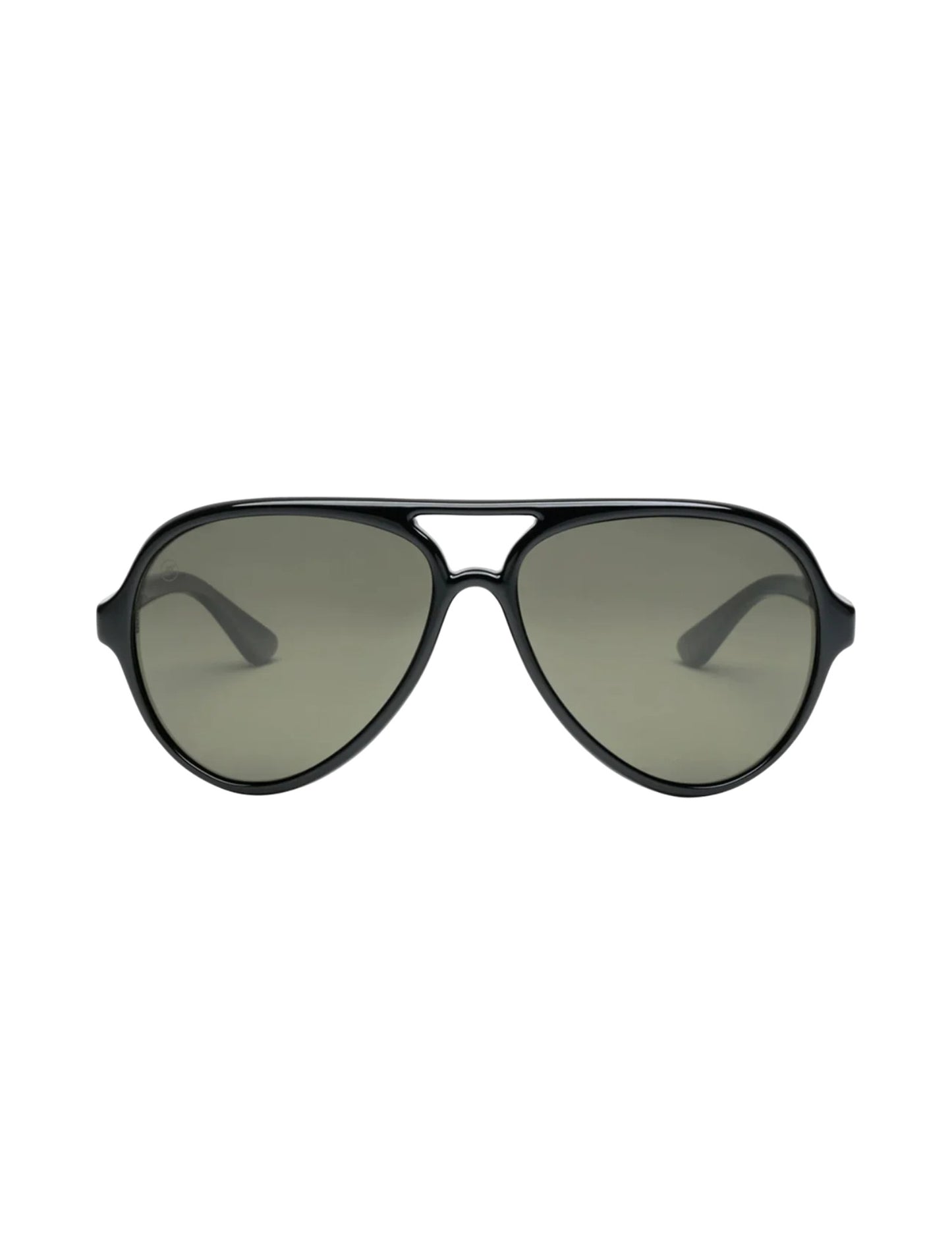 ELECTRIC ELSINORE GLOSS BLACK SUNGLASSES w/ GRY PLR LENS