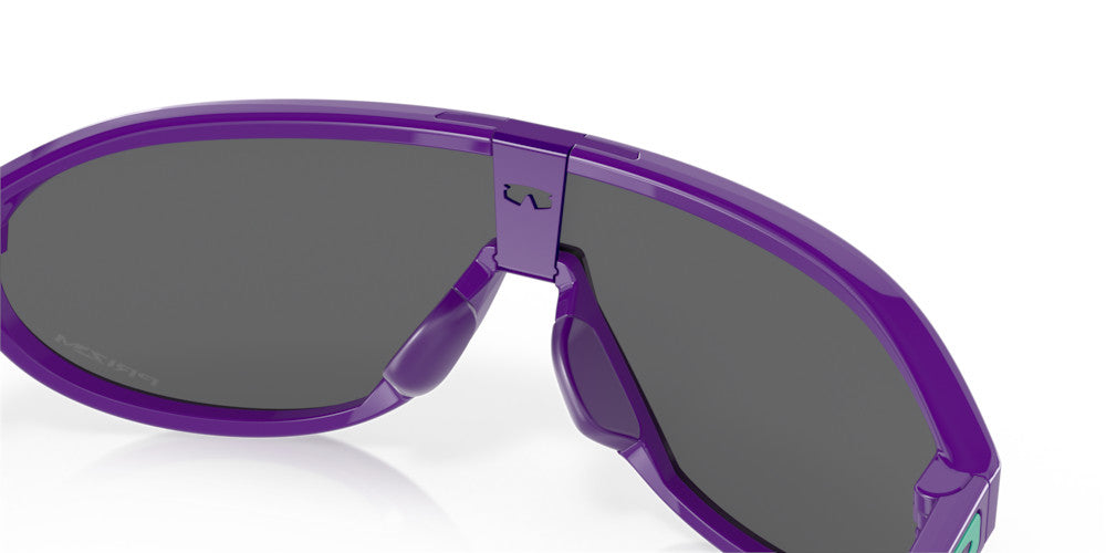 OAKLEY CMDN ELECTRIC PURP SUNGLASSES w/ PRIZM BLK LENS