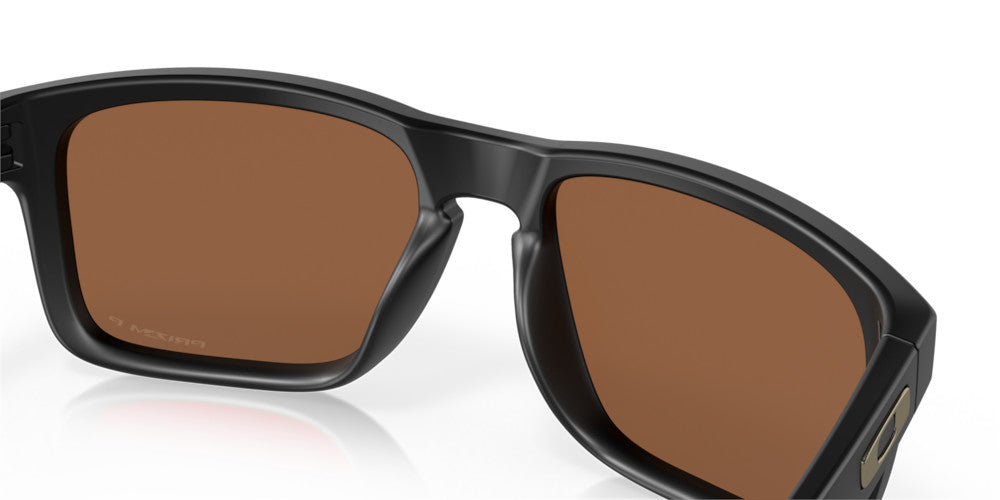 OAKLEY HOLBROOK MATTE BLK SUNGLASSES w/ PRIZM TUNG PLR LENS