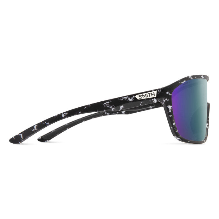 SMITH BOOMTOWN MATTE BLK MRBL SUNGLASSES w/ CP PLR VLT MIR