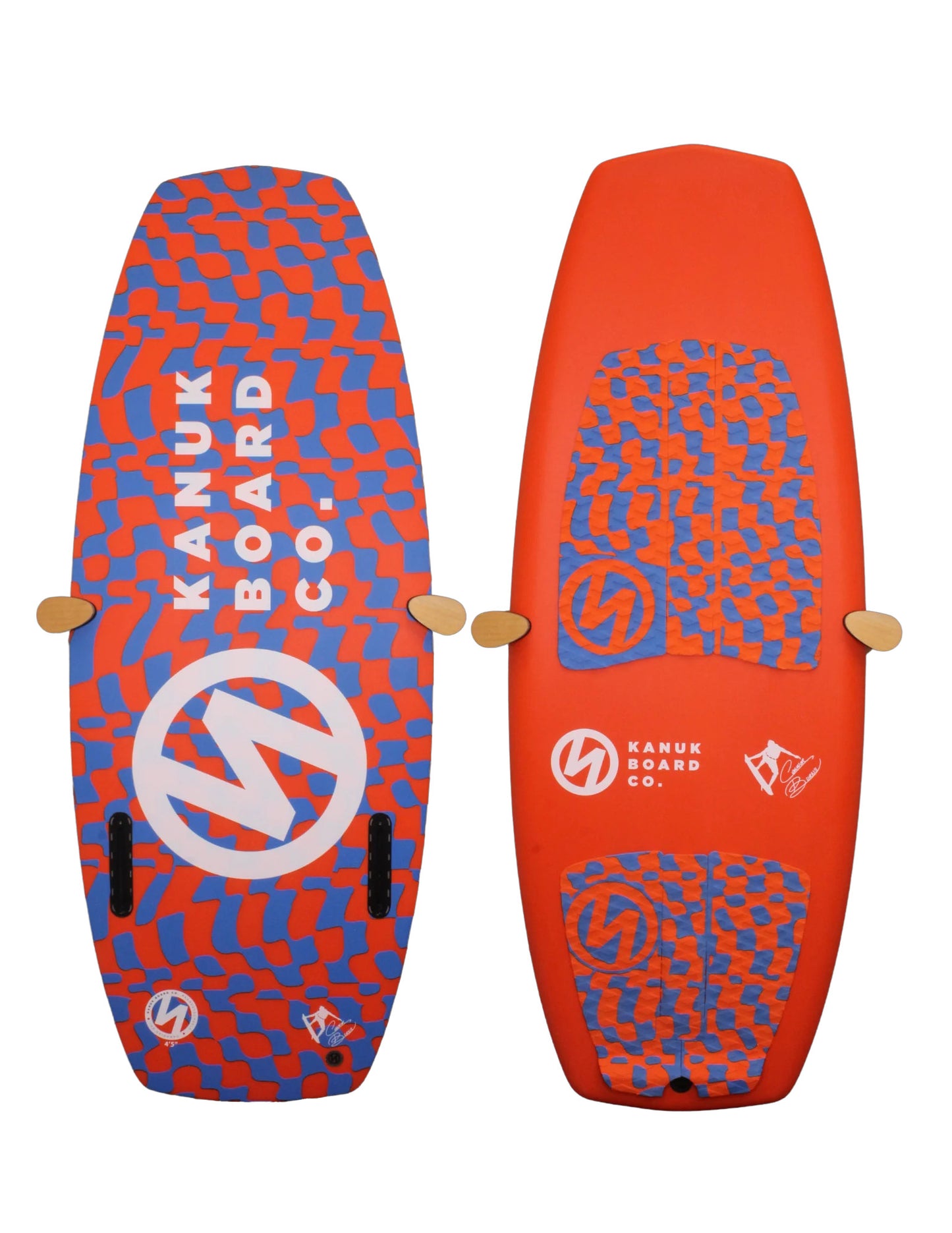 2025 KANUK BURNSY PRO WAKE SURF BOARD - ORANGE WHIP