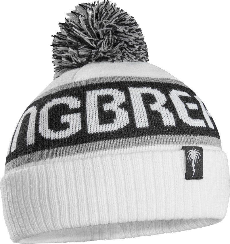 2023 THIRTY-TWO SPRINGBREAK POM BEANIE WHITE