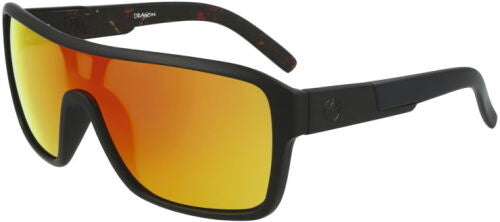 DRAGON REMIX SUNGLASSES MATTE BLACK w/ LL RED ION LENS