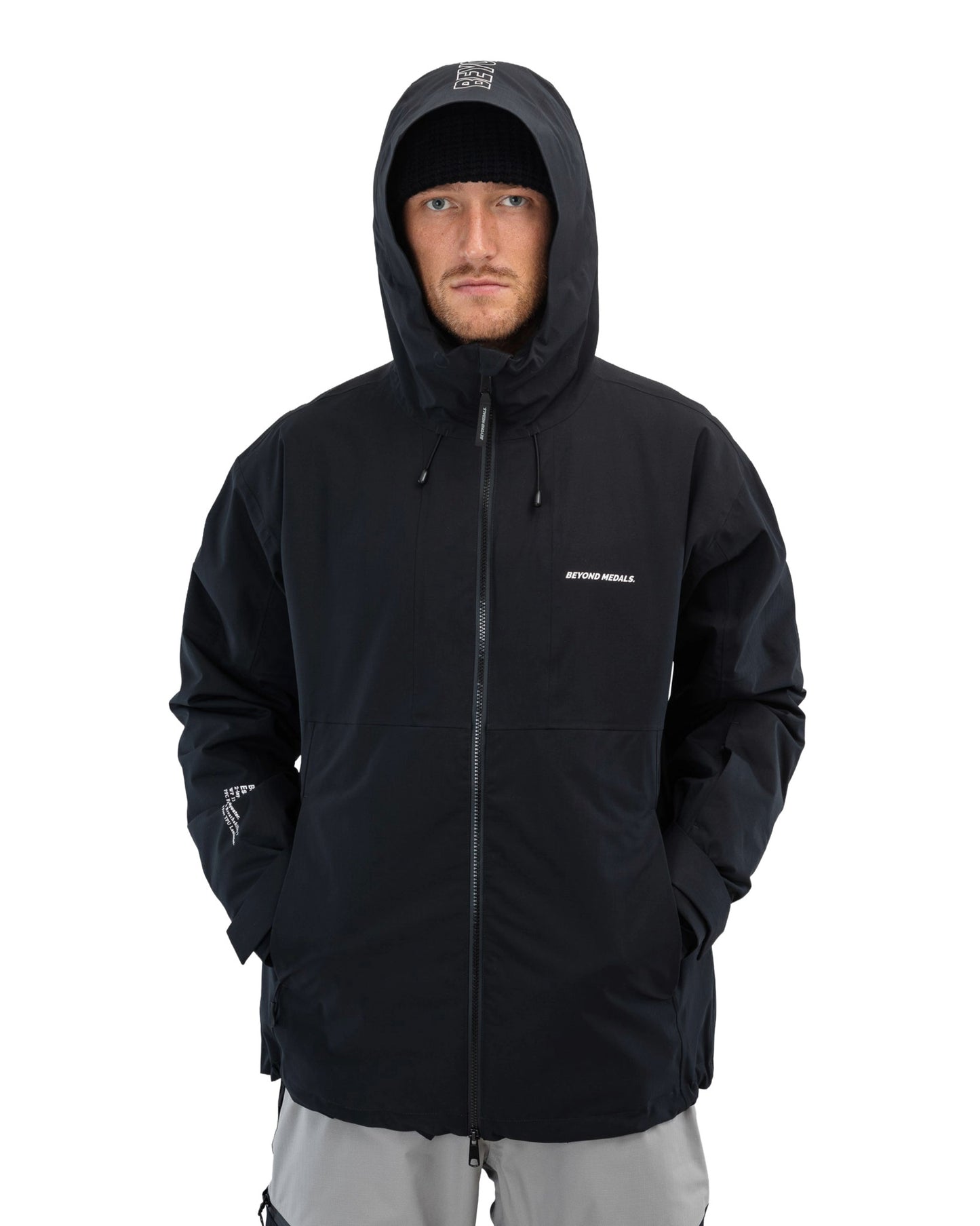 2026 BEYOND MEDALS FULL ZIP 2L JACKET BLACK