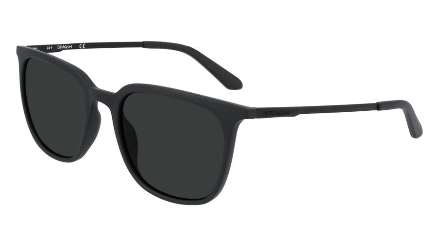 DRAGON ZIGGY MATTE BLACK SUNGLASSES w/ LL SMK LENS