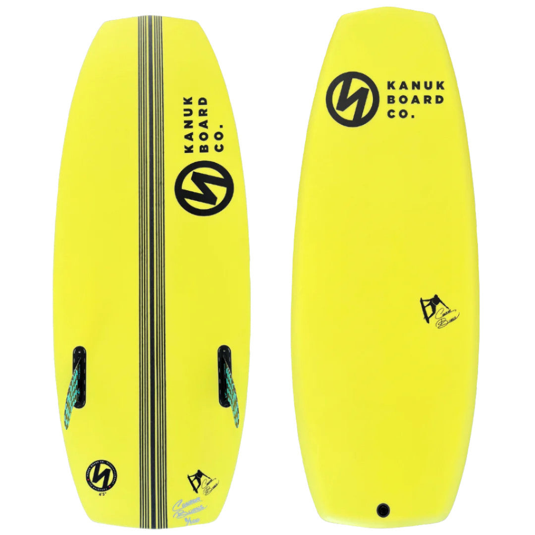 2026 KANUK BURNSY PRO WAKE SURF BOARD - NEON YELLOW