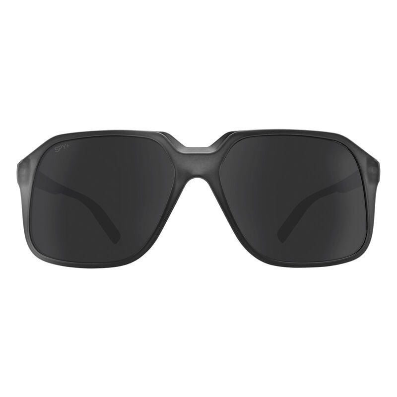 SPY HOT SPOT MATTE TRANS BLACK SUNGLASSES w/ GRY PLR