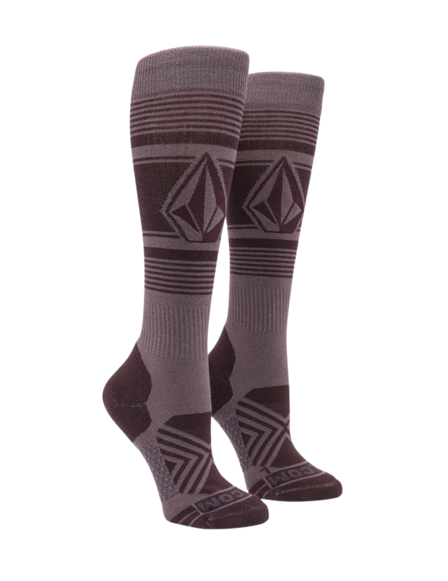 2025 VOLCOM STONE LINES OTC SOCK DUSTY LAVENDER