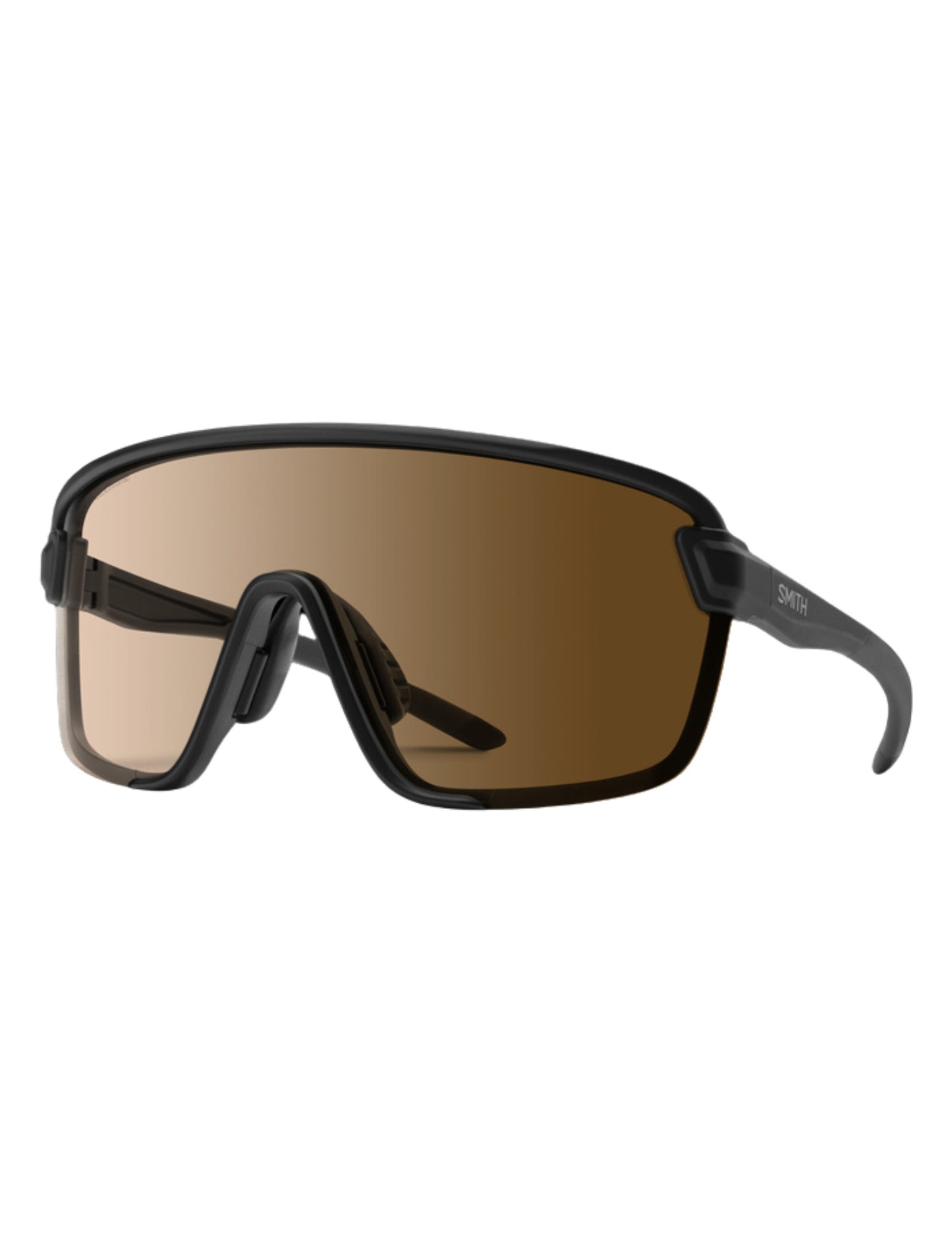 SMITH BOBCAT MATTE BLK SUNGLASSES w/ CP PHTC BRWN