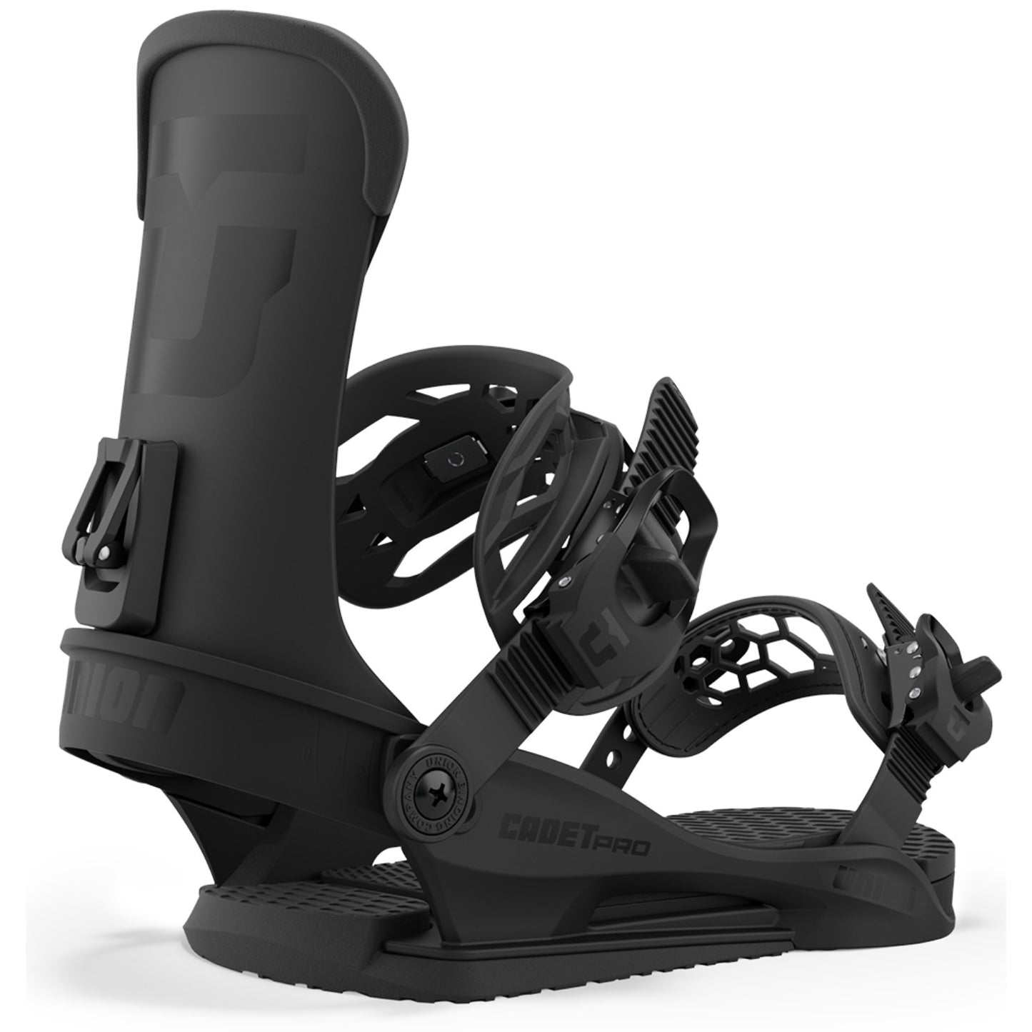 2024 UNION YOUTH CADET PRO SNOWBOARD BINDINGS BLK