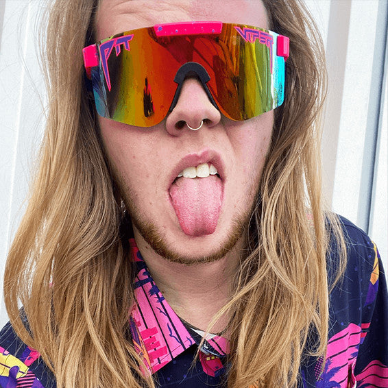 PIT VIPER THE RADICAL SINGLE WIDE POLARIZED SUNGLASSES