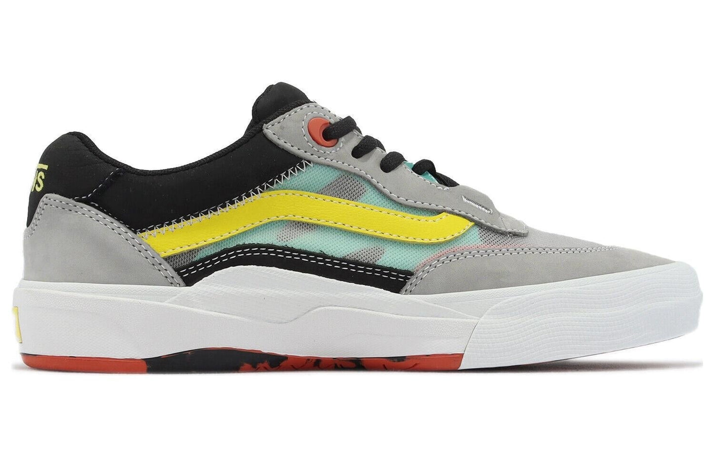 VANS MENS SKATE WAYVEE SHOE LUCID GREY/BLAZING YELLOW SP22