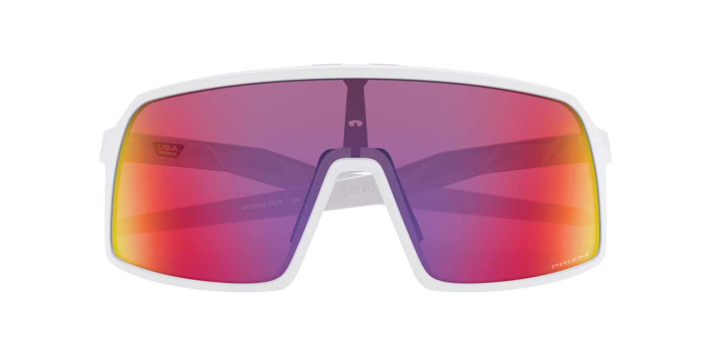 OAKLEY SUTRO S MATTE WHITE SUNGLASSES w/ PRIZM ROAD LENS