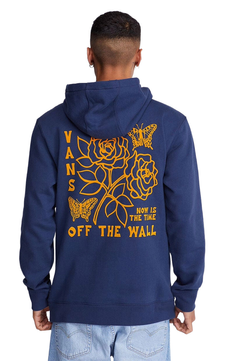VANS MENS ROSES AND BUTTERFLIES PULLOVER HOODY FA22