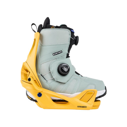 2025 BURTON WMNS STEP ON RE:FLEX SNOWBOARD BINDINGS GOLDENROD