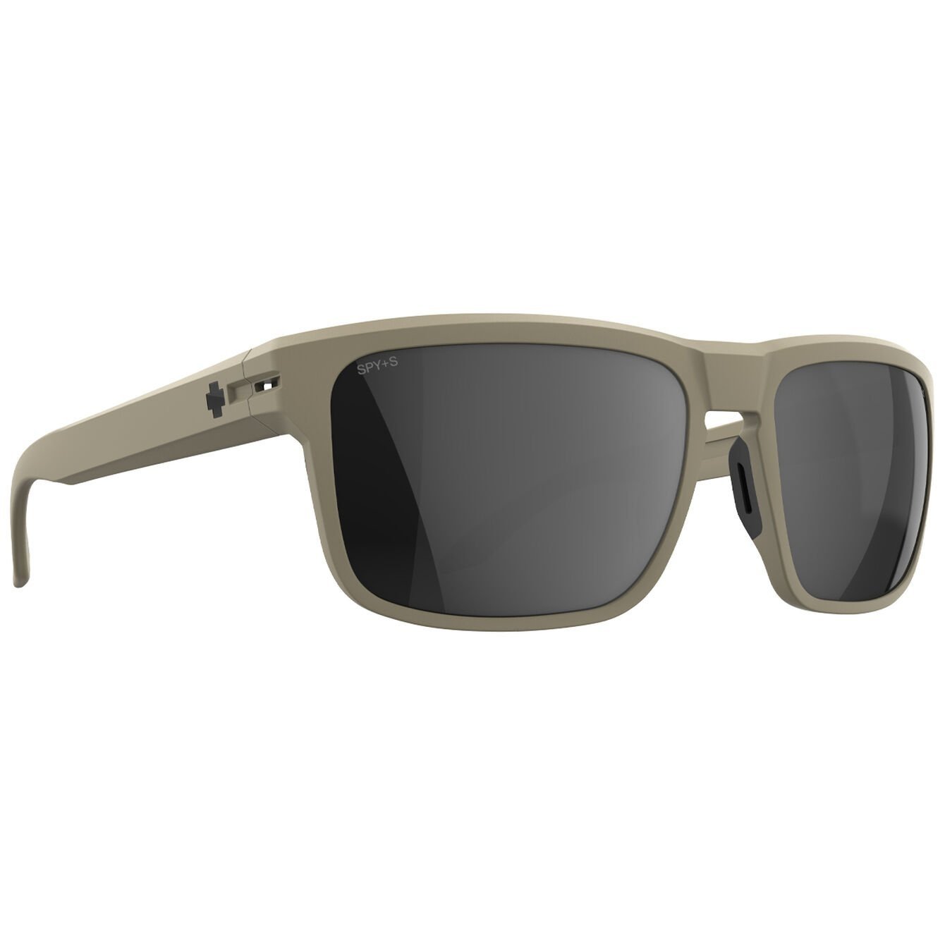 SPY REGION MATTE SAND SUNGLASSES w/ HAPPY GRY
