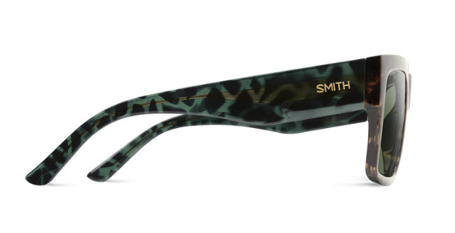 SMITH LINEUP ALPINE TORT SUNGLASSES w/ CP PLR GREY GREEN