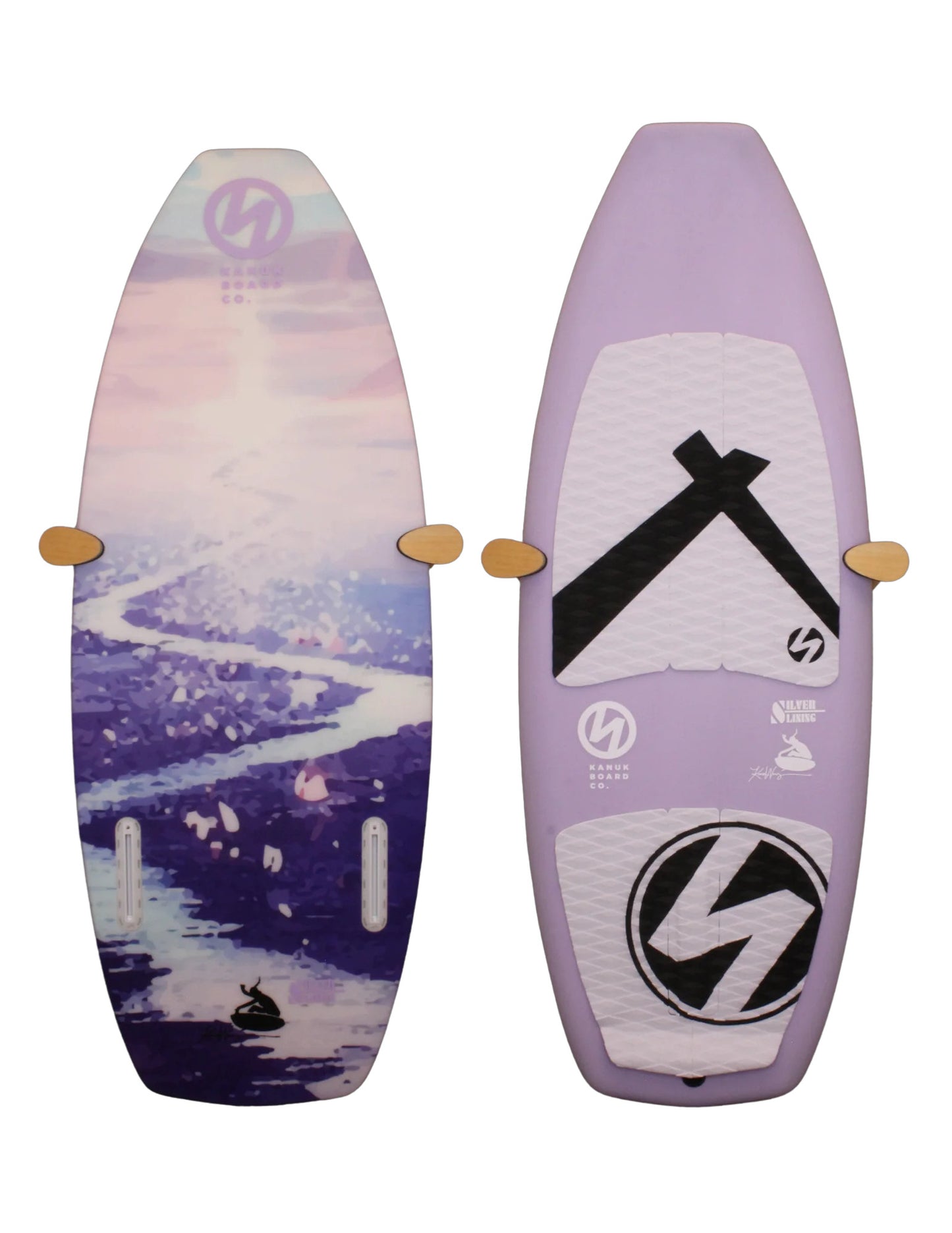 2025 KANUK KAREN SILVER LINING PRO WAKE SURF BOARD - LAVENDER PURPLE