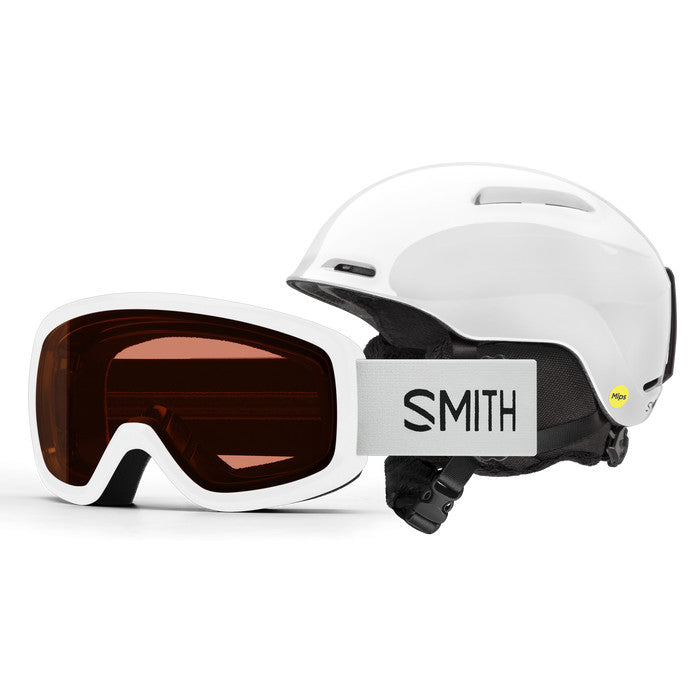 2026 SMITH GLIDE JR. MIPS SNOWBOARD HELMET SNWDY CMB WHT